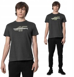 Koszulka Męska 4F Sportowa T-Shirt Bawełna Koszulka Męska