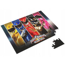 Puzzle + IMIĘ Power Rangers Bajka 252 el.