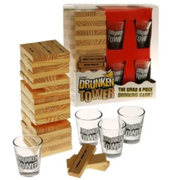 Gra alkoholowa dla dorosłych Pijana Wieża , Jenga