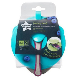 Tommee Tippee Feeding Bowls miseczka z pokrywką
