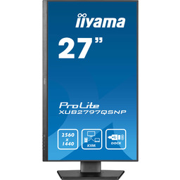 iiyama XUB2797QSNP-B1 27" IPS Monitor, 2560 x 1440