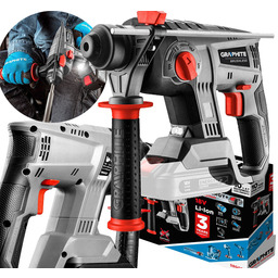 Młotowiertarka Akumulatorowa Bezszczotkowa Energy+ 18V, Udar 2.2J Graphite