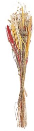 Beliani Bukiet suszonych kwiatów 65 cm czerwono-żółty PAMPELUNA