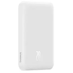 Baseus P10022107223-00 Magnetic Mini 5000mAh 20W Biały Powerbank