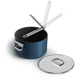 Joseph Joseph JJ-Rondel 23cm ze składanym uchwytem+pokryw. Space
