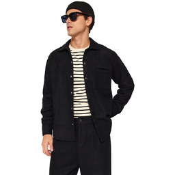 TRENDYOL MAN CZARNA KOSZULA MĘSKA CASUAL Z KIESZENIĄ