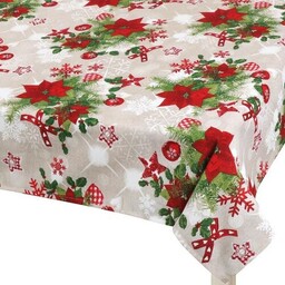 Bellatex Obrus Poinsettia czerwony, 70 x 70 cm,