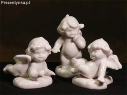 Aniołki ceramiczne ozdoby świąteczne