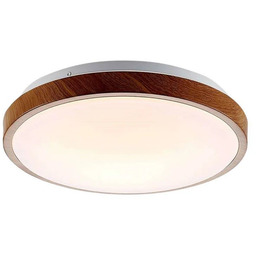 Lindby - Mendosa Lampa Sufitowa Wood/White