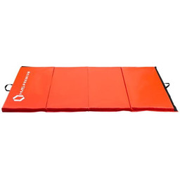Mgs01 Materac Gimnastyczny Składany 2400X1200 Mm Red Hms