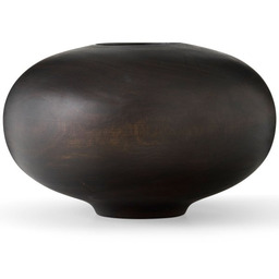 Audo SURROUND Dekoracyjny Wazon z Drewna Mango /