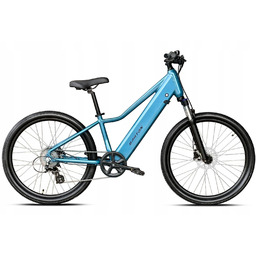 Rower Elektryczny Mtb 26 Barton Terrain Niebieski Komunia