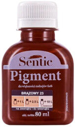 SENTIC Pigment do farb 80 ml Brązowy D23