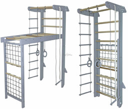 Ma?piszon Drabinka gimnastyczna drewniana Winner szary