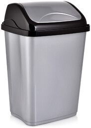 Kosz na śmieci plastikowy szary 26 l