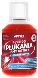 APTEO Płyn do płukania jamy ustnej z chlorheksydyną,