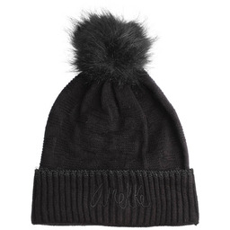 Anekke Czarna Ciepła Czapka Damska Z Pomponem