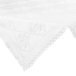 Eurofirany Obrus serweta 85x85 Rosaly biały ażurowy
