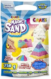 CRAZE MAGIC piasek niebieski zestaw do napełniania piasek
