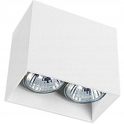 Oczko Sufitowe Gap Biały 2xGU10 Do Pokoju