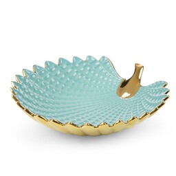 Eurofirany Patera ceramiczna 33x33x8 Hiral 4 niebieska jasna