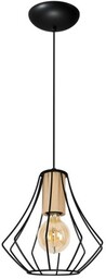 MILAGRO MLP4188 Lampa wisząca WILL BLACK 1XE27