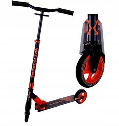 Duża Hulajnoga Pomarańczowa 145mm do 100 kg