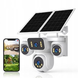 Kamera Solarna 4G Ptz 4 Obiektywy 16x Zoom