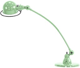 Jieldé Loft C6000 lampa stołowa, wygięta, miętowa