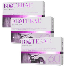 Zestaw 3 x Biotebal 5 mg, 60 tabletek