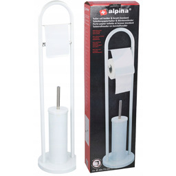 Zestaw szczotka do Wc stojak na papier toaletowy