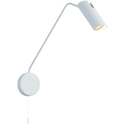 Kinkiet Futuro z wysięgnikiem 1xGU10 biały LP-17001/1WL WH