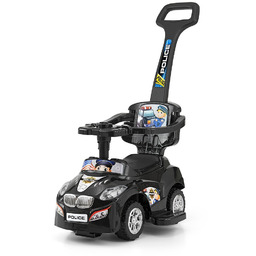 Milly Mally Jeździk 3w1 Pojazd Happy Black