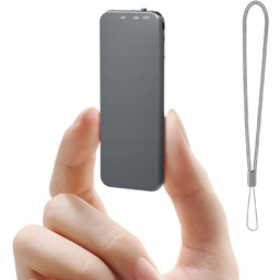 Przenośny Rejestrator Dźwięku 64 Gb Dyktafon Howabo słuchawki