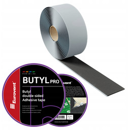Taśma Butylowa Dwustronna Uszczelniająca Dekarska Eurovent Butyl Pro