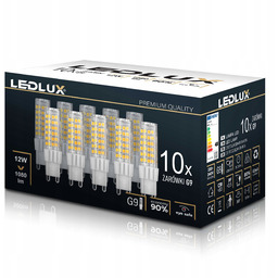 10X Żarówka Led G9 12W =95W ciepła neutralna