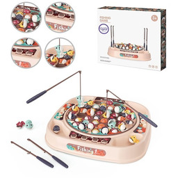 WOOPIE Gra Łowienie Rybek Zestaw 4 Wędki 50