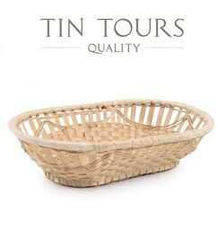OWALNY KOSZYK BAMBUSOWY 26x16x7h cm