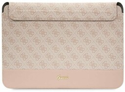 Guess Sleeve GUCS14PS4SGP 14" różowy/ pink 4G Stripe