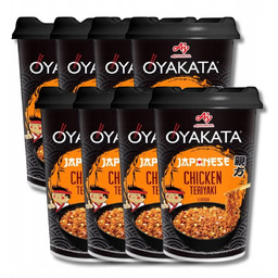 Oyakata Makaron Instant Błyskawiczny Kurczak Teriyaki ZESTAW 8
