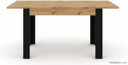 Stół rozkładany MEDELLIN 80x120-160, Dąb artisan
