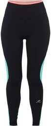 Pro Touch damskie legginsy Coral Tights czarny Black/Turquoise/Neon