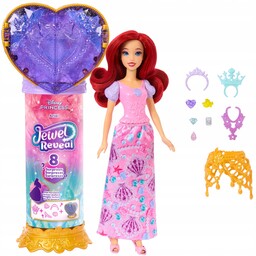 Lalka Disney Księżniczka Jewel Reveal Arielka Mała Syrenka