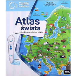 Czytaj z Albikiem. Książka Atlas świata