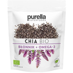 PURELLA Chia Bio Błonnik + Omega-3, 200 g