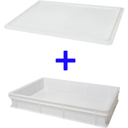 FORGAST [ZESTAW] Pojemnik na ciasto do pizzy 60x40x10
