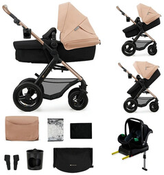 KINDERKRAFT Wózek wielofunkcyjny Moov 2 Air 4w1 Beżowy
