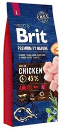 Brit Premium By Nature Adult L Z Kurczakiem