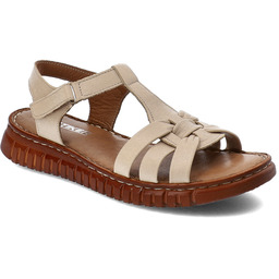 Artiker Beżowe Sandały Modne Obuwie Damskie