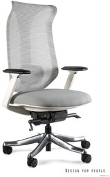 Fotel ergonomiczny FOCUS Tkanina/Siatka Unique Biały